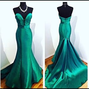 Jovani Emerald Green Evening Gown or Prom Dress